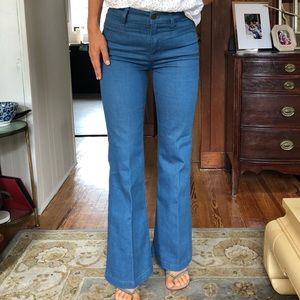 J. Crew ashbury jeans high waisted flares